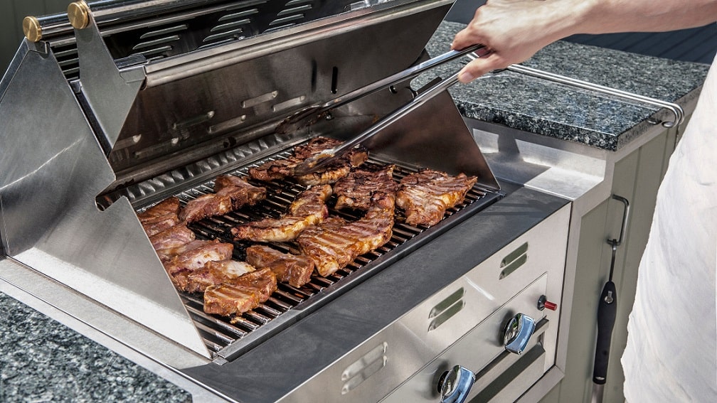 Tips for grilling safely outdoors.